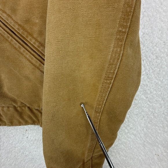 Carhartt Detroit Jacket Fleece Lined Youth Medium (8/10) YYJ97 BRN Brown - Picture 10 of 12